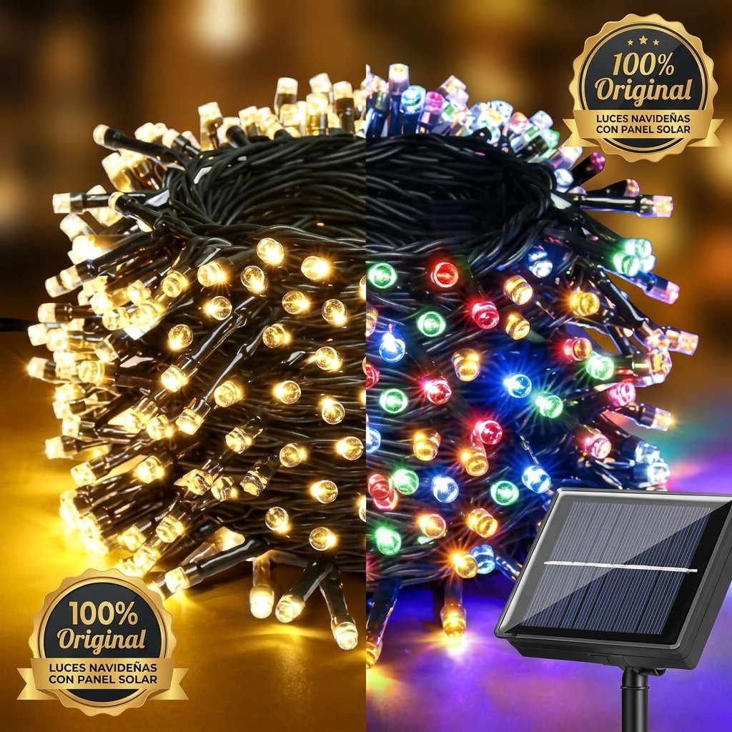 LUCES NAVIDEÑAS CON PANEL SOLAR – Image 5