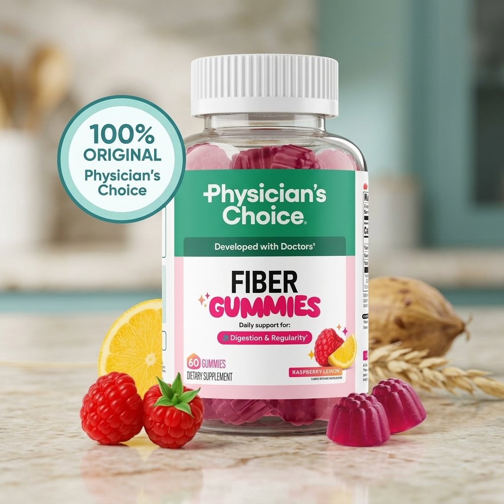 Fiber Gummies Physicians Choice Raspberry Lemon Importada – Image 6