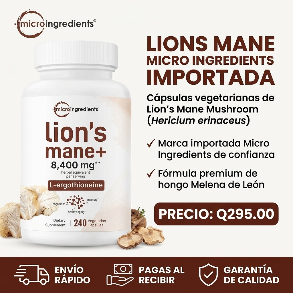 Lions Mane Micro Ingredients Importada – Image 5