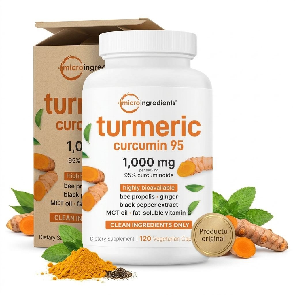 Cúrcuma 1000mg de Micro Ingredients - Importada – Image 4