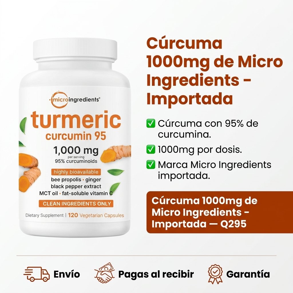 Cúrcuma 1000mg de Micro Ingredients - Importada – Image 5