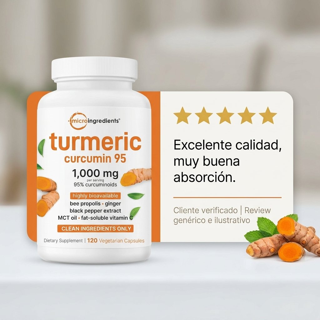 Cúrcuma 1000mg de Micro Ingredients - Importada – Image 7
