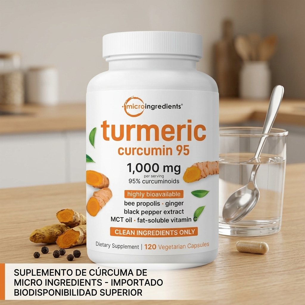 Cúrcuma 1000mg de Micro Ingredients - Importada – Image 2