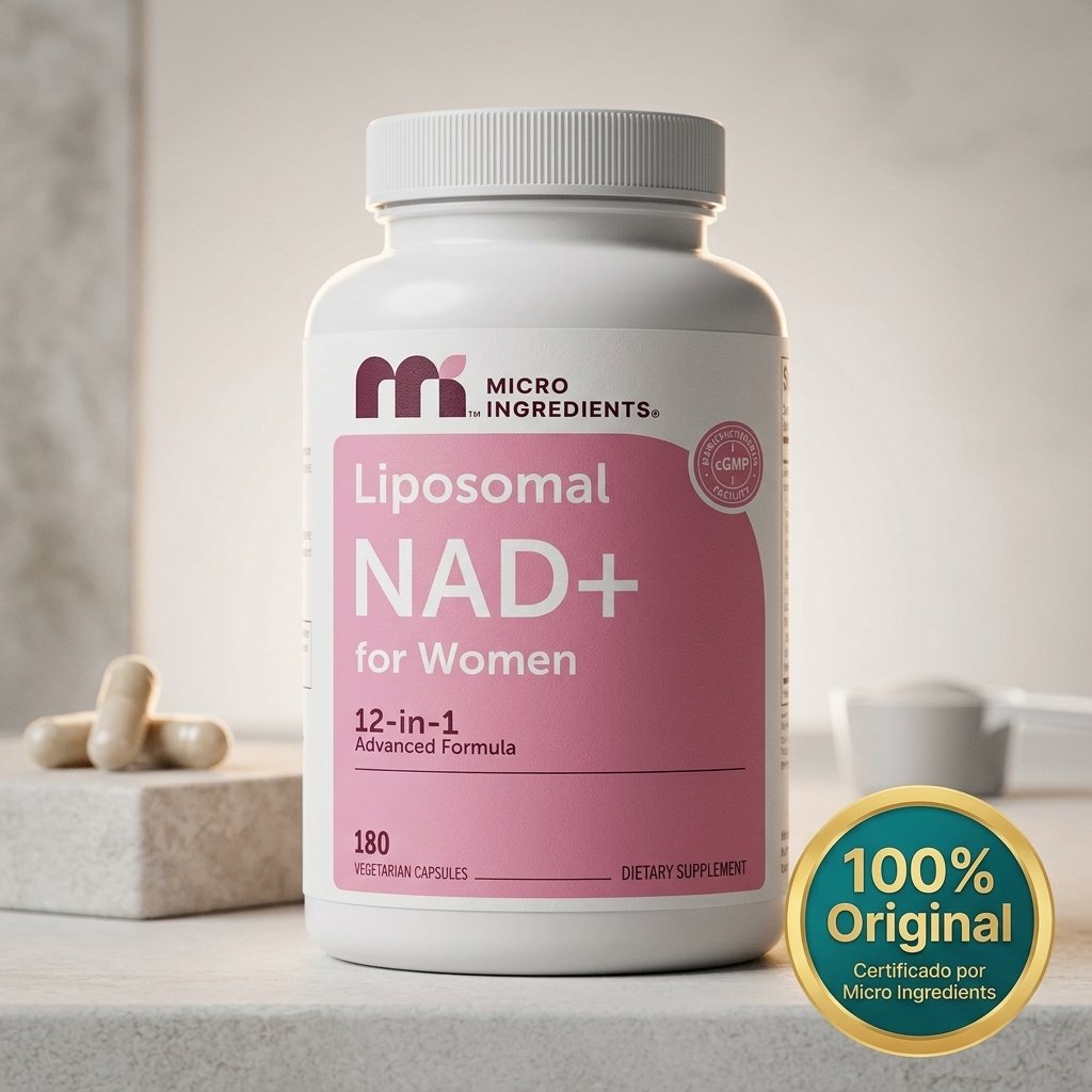 Liposomal NAD for Women 12 en 1 Micro Ingredients Importada – Image 6