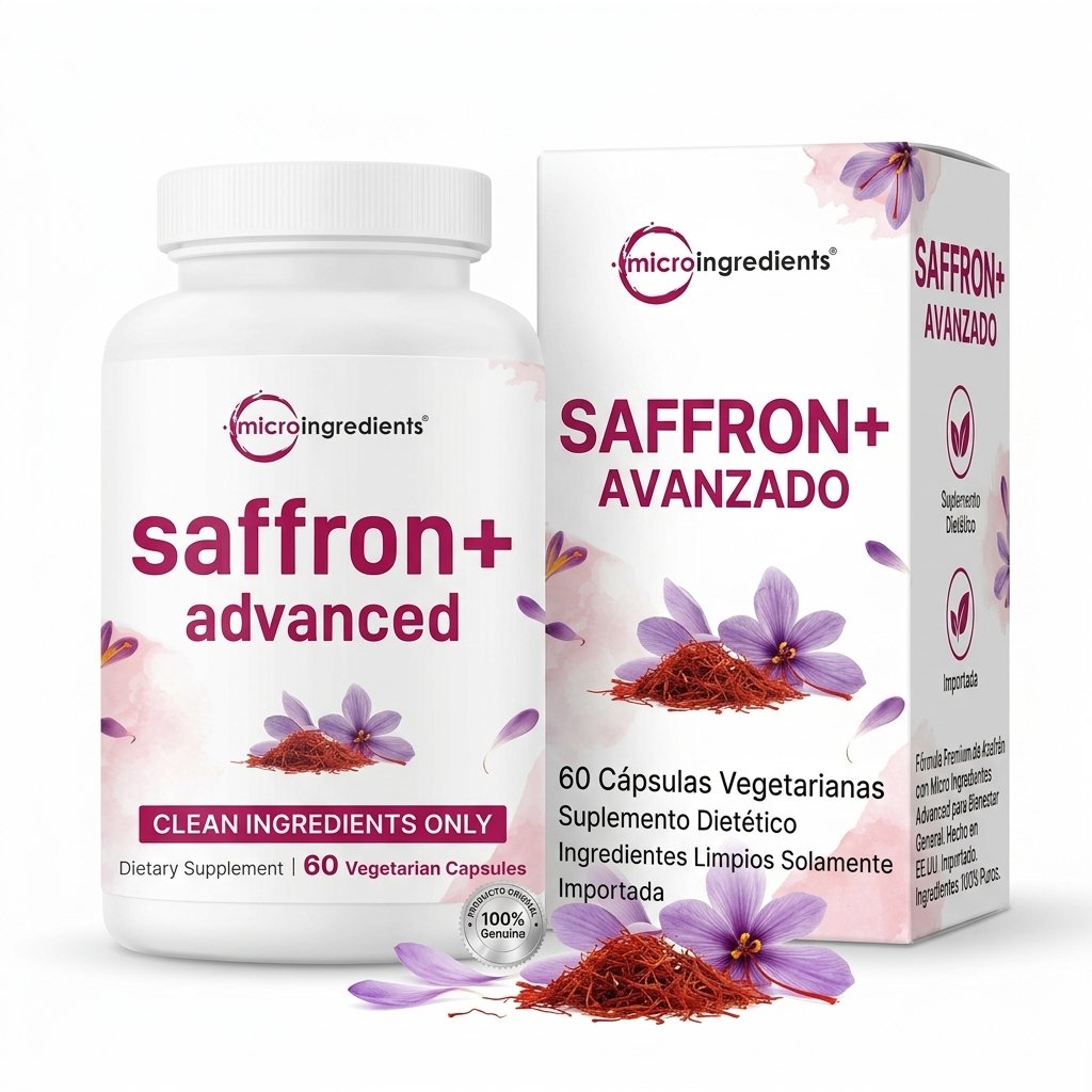 Saffron Advanced Micro Ingredients 60 Cápsulas Vegetarianas - Importada – Image 4