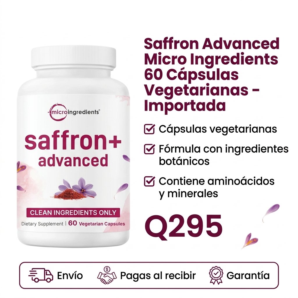 Saffron Advanced Micro Ingredients 60 Cápsulas Vegetarianas - Importada – Image 5