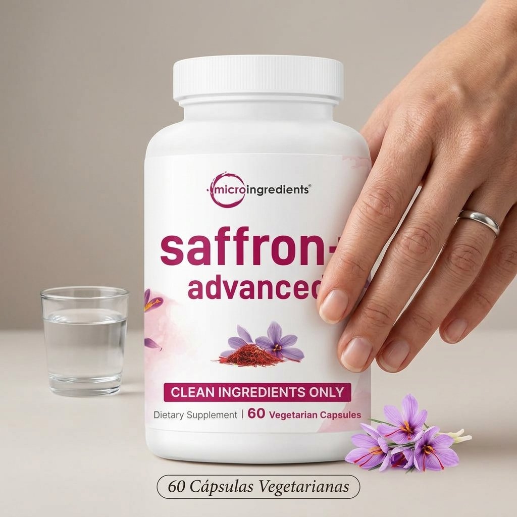 Saffron Advanced Micro Ingredients 60 Cápsulas Vegetarianas - Importada – Image 3