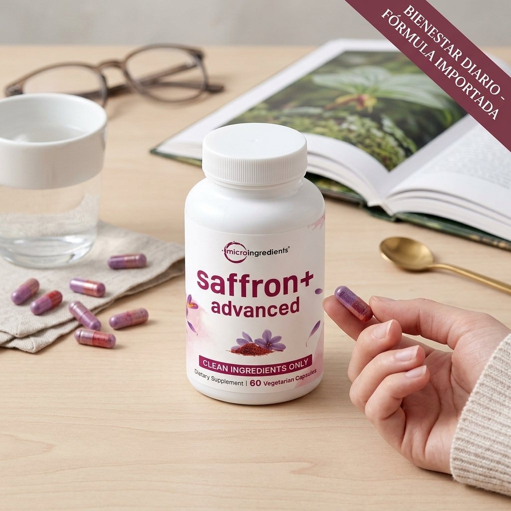 Saffron Advanced Micro Ingredients 60 Cápsulas Vegetarianas - Importada – Image 2