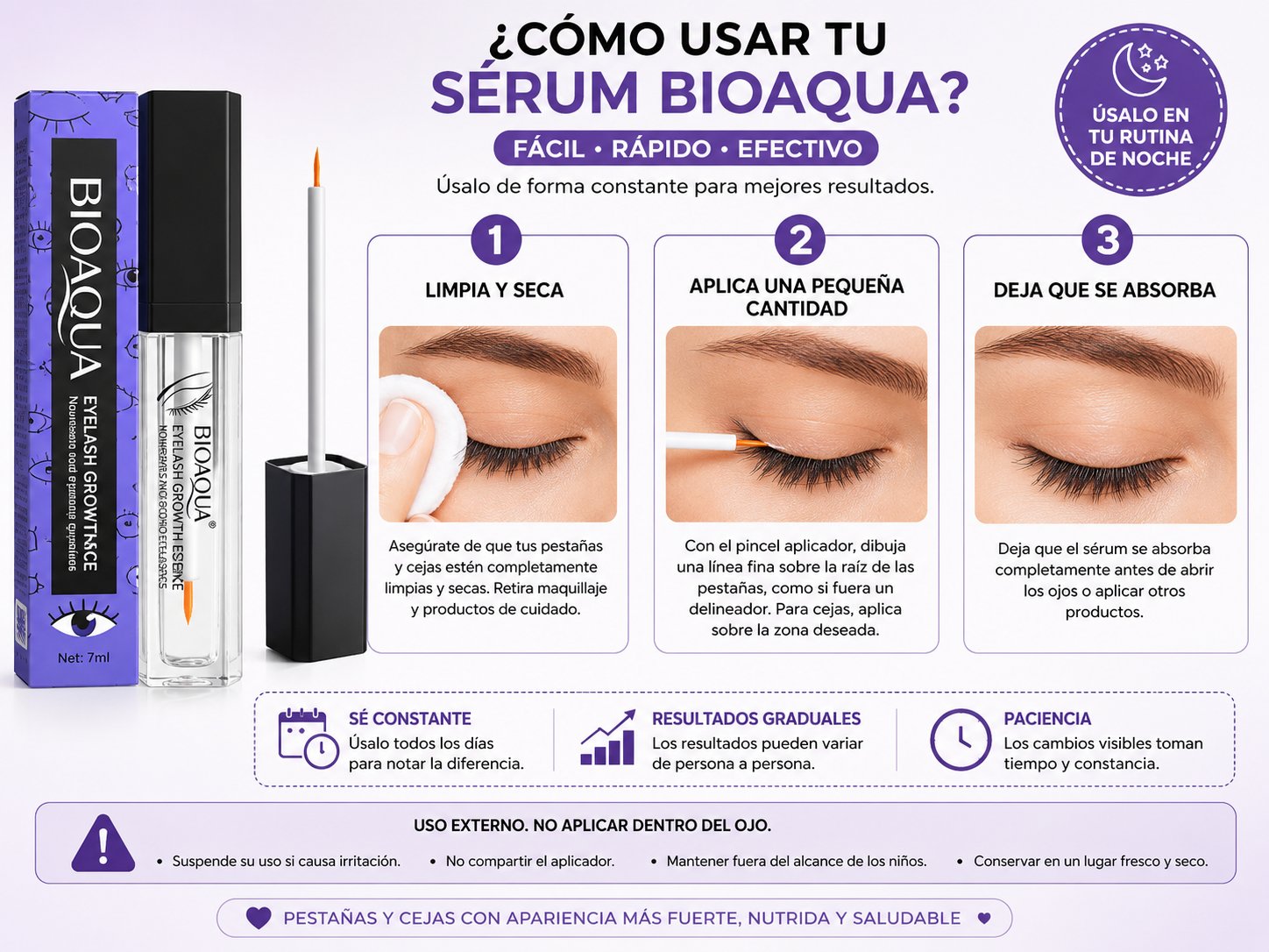 BIOAQUA EYEBROW GROWTH SERUM — foto 2