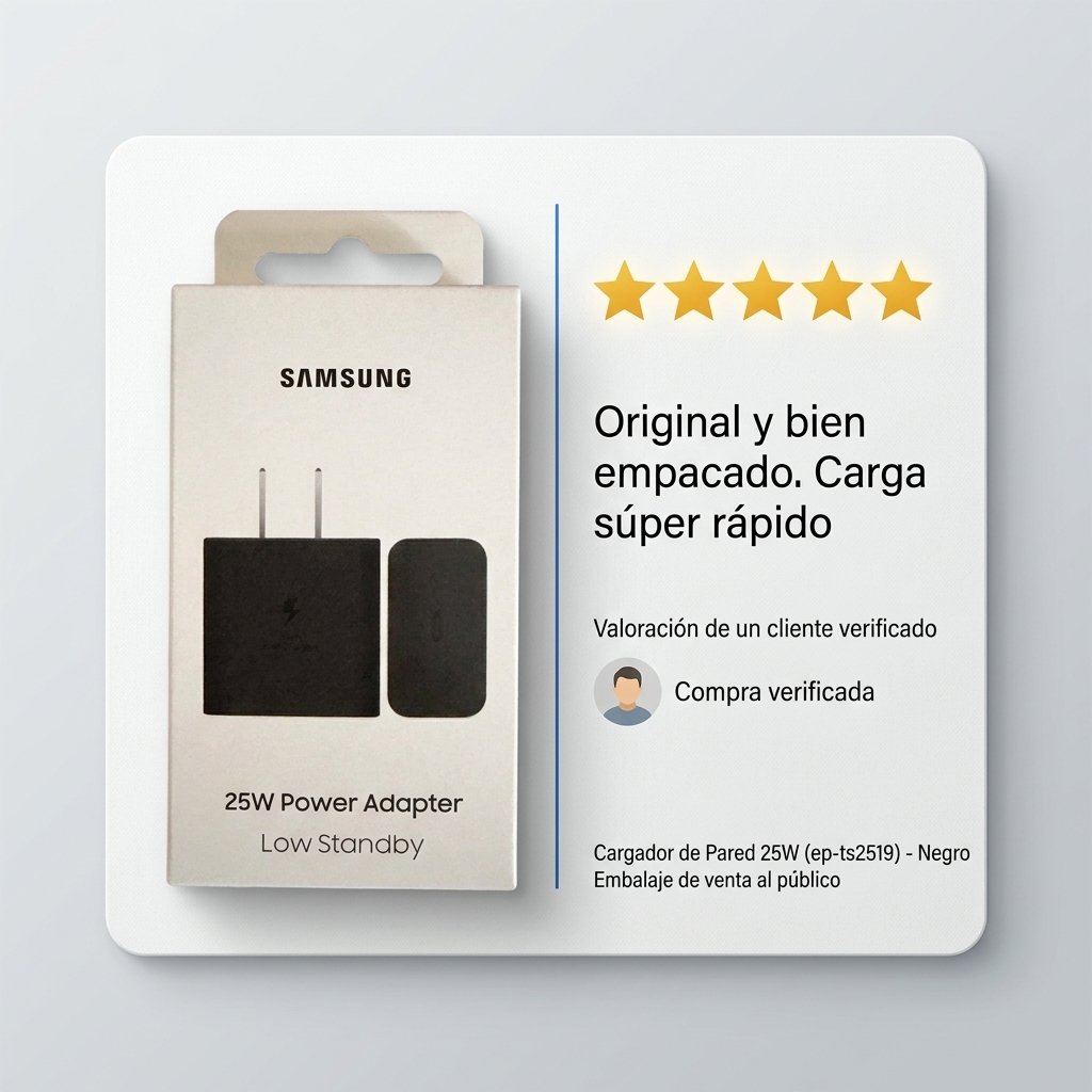 Cargador Samsung Cargador de Pared 25w Negro (ep-ts2519) con Empaque Retail – Image 6