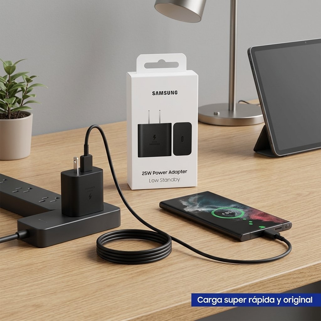 Cargador Samsung Cargador de Pared 25w Negro (ep-ts2519) con Empaque Retail – Image 2