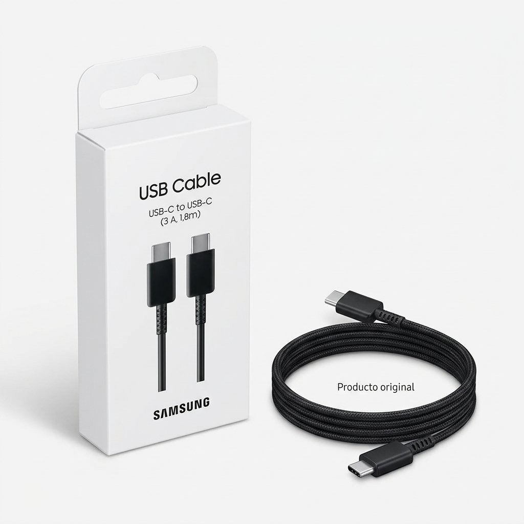 Cable Samsung USB-C a Usb0-c Cable S23 DE 1.8 Metros (ep-dw767) Original con Empaque Retail – Image 5