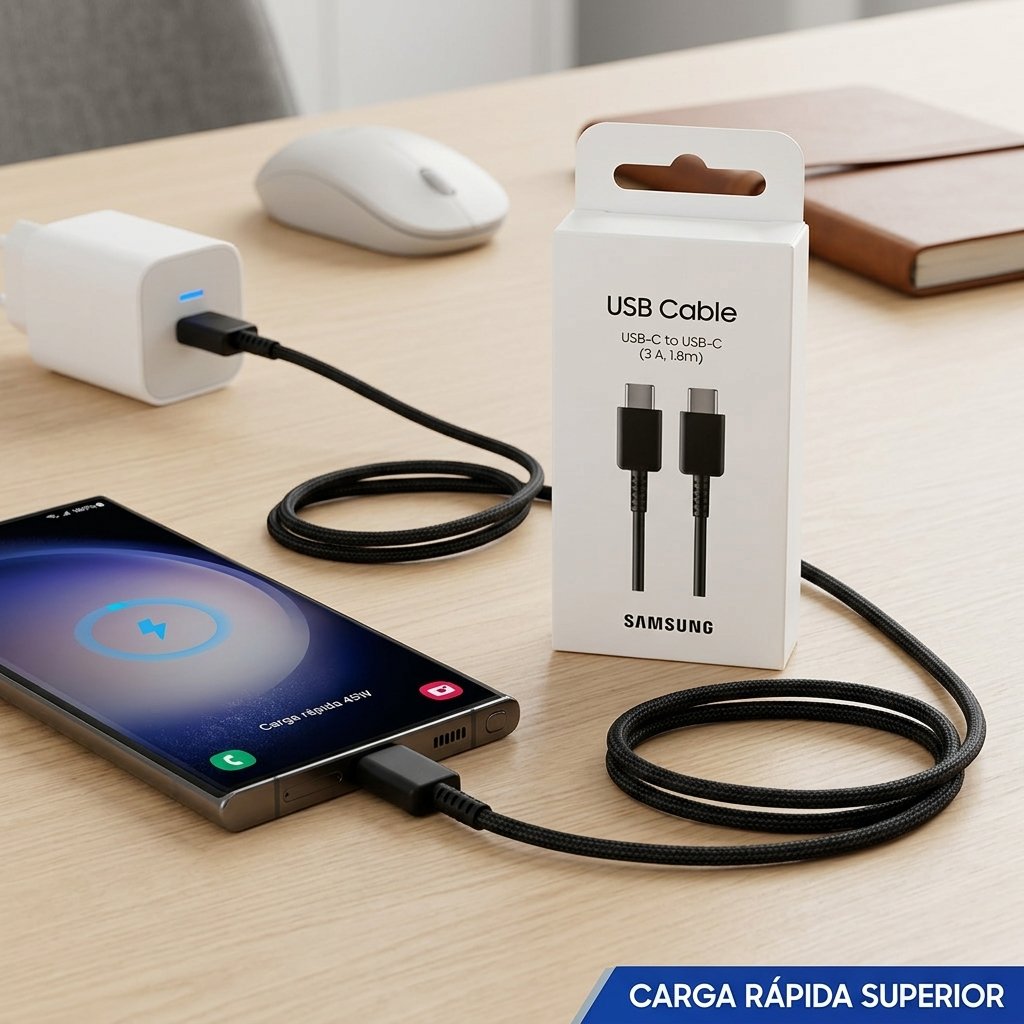Cable Samsung USB-C a Usb0-c Cable S23 DE 1.8 Metros (ep-dw767) Original con Empaque Retail – Image 3