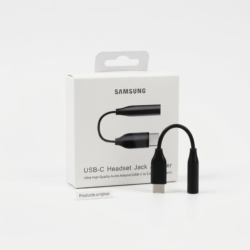 Cable Samsung Adaptador Auxiliar Tipo C a Plug 3.5 Mm Color Negro – Image 4