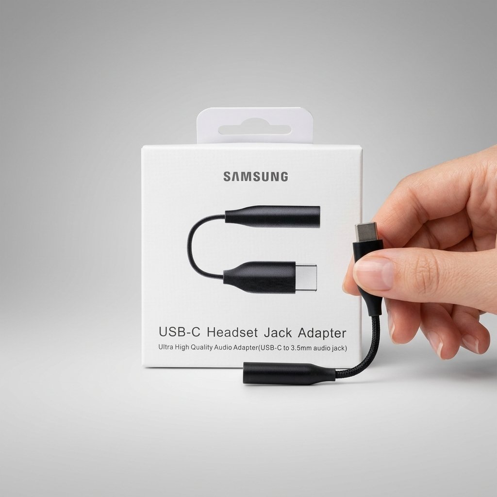 Cable Samsung Adaptador Auxiliar Tipo C a Plug 3.5 Mm Color Negro – Image 3