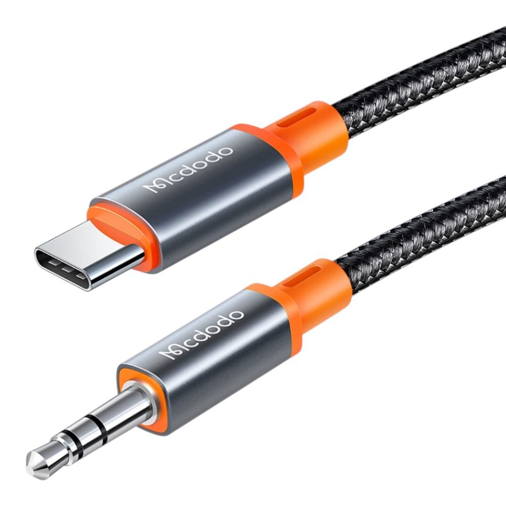 Cable McDodo Ca-0820 Cable Audio Tipo C a 3.5mm Macho 1.2m Negro