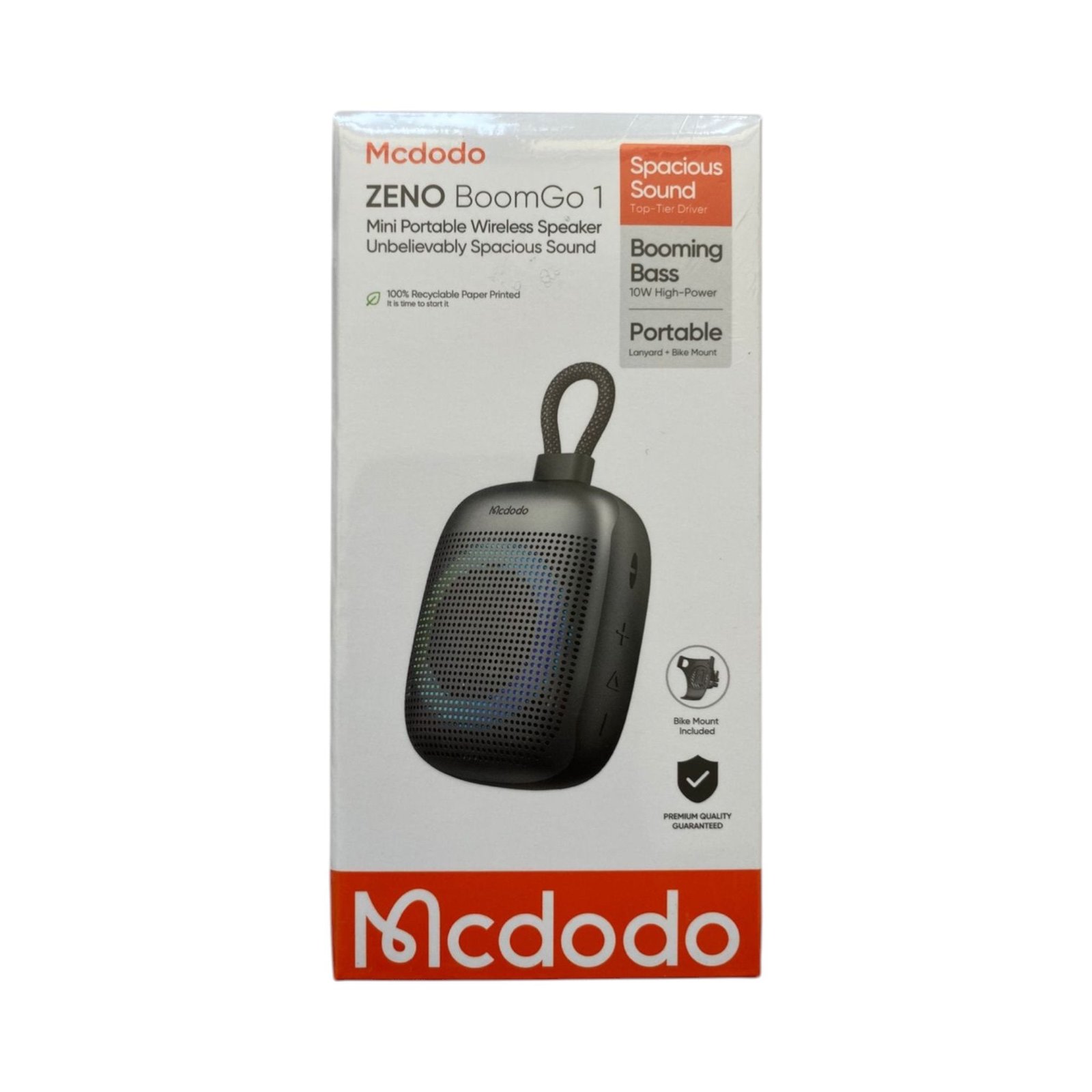 Accesorio McDodo ZENO Boomgo 1 Mini portable bocina Wireless Speaker Unbelievably Spacious Sound