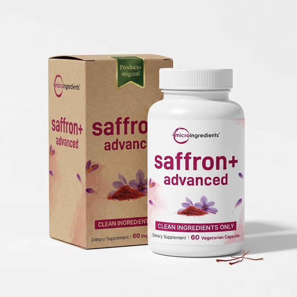 Saffron+ Advanced Micro Ingredients — 60 Cápsulas Vegetarianas — foto 3