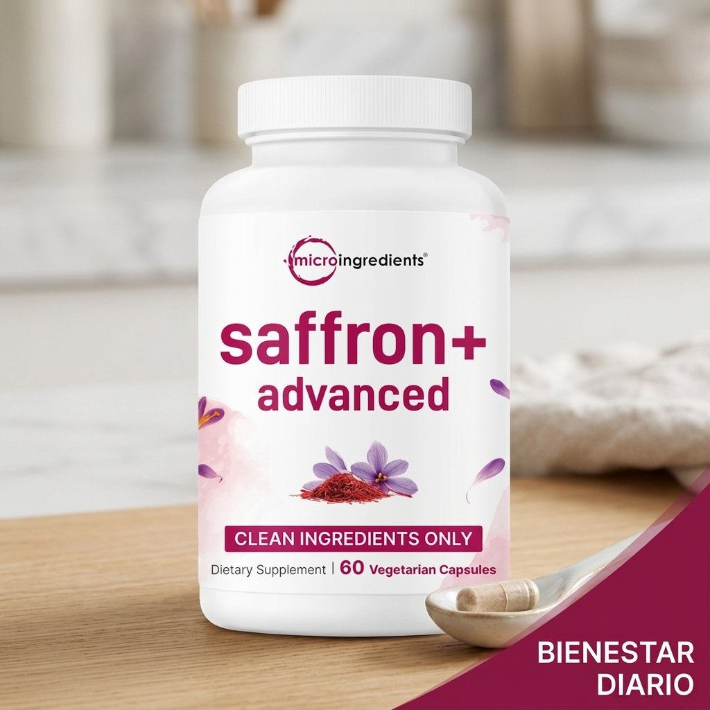 Saffron+ Advanced Micro Ingredients — 60 Cápsulas Vegetarianas — foto 4