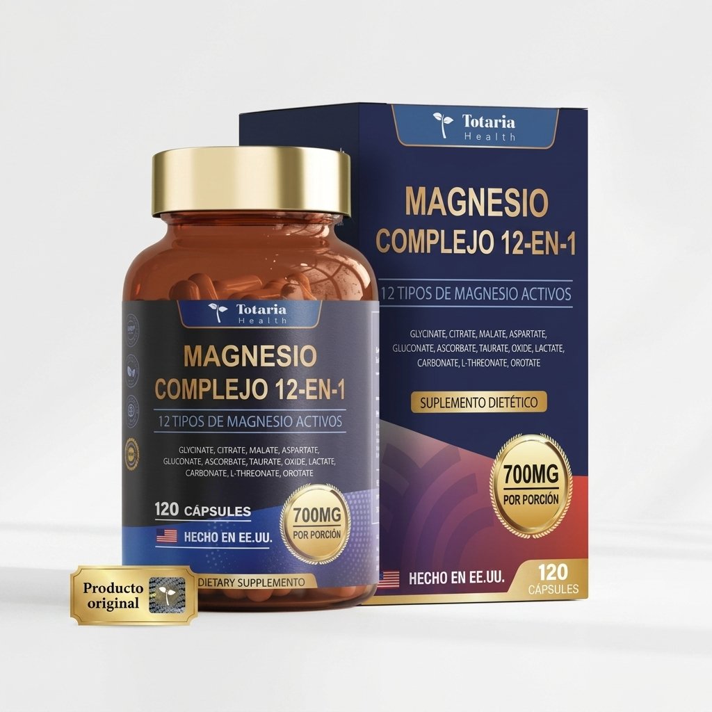 Magnesium 12-in-1 Complex 700mg Totaria Health — 120 Cápsulas — foto 3