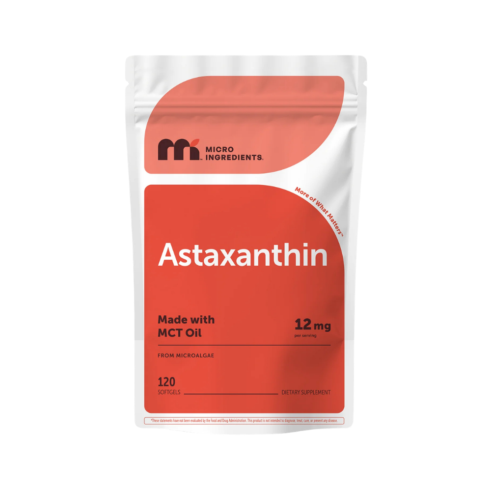 Astaxanthin 12mg Micro Ingredients — 120 Softgels