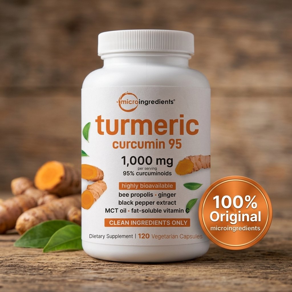 Cúrcuma 1000mg de Micro Ingredients — 120 Cápsulas — foto 2