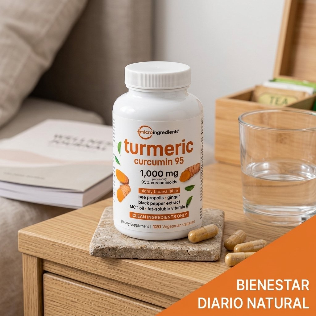 Cúrcuma 1000mg de Micro Ingredients — 120 Cápsulas — foto 4