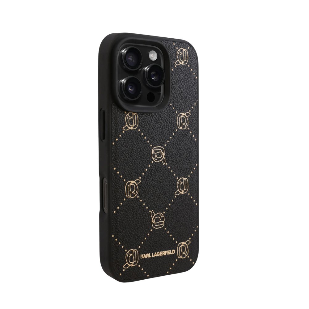 Estuche Karl Lagerfeld Hc MagSafe Pu K. Heads Black iPhone 16 Pro Max — foto 2