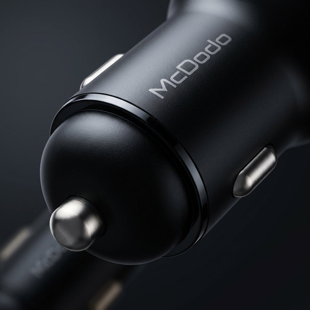 Cargador McDodo Carro Cc-4450 128w Dual USB C+ USB Car Charger Color Negro — foto 4