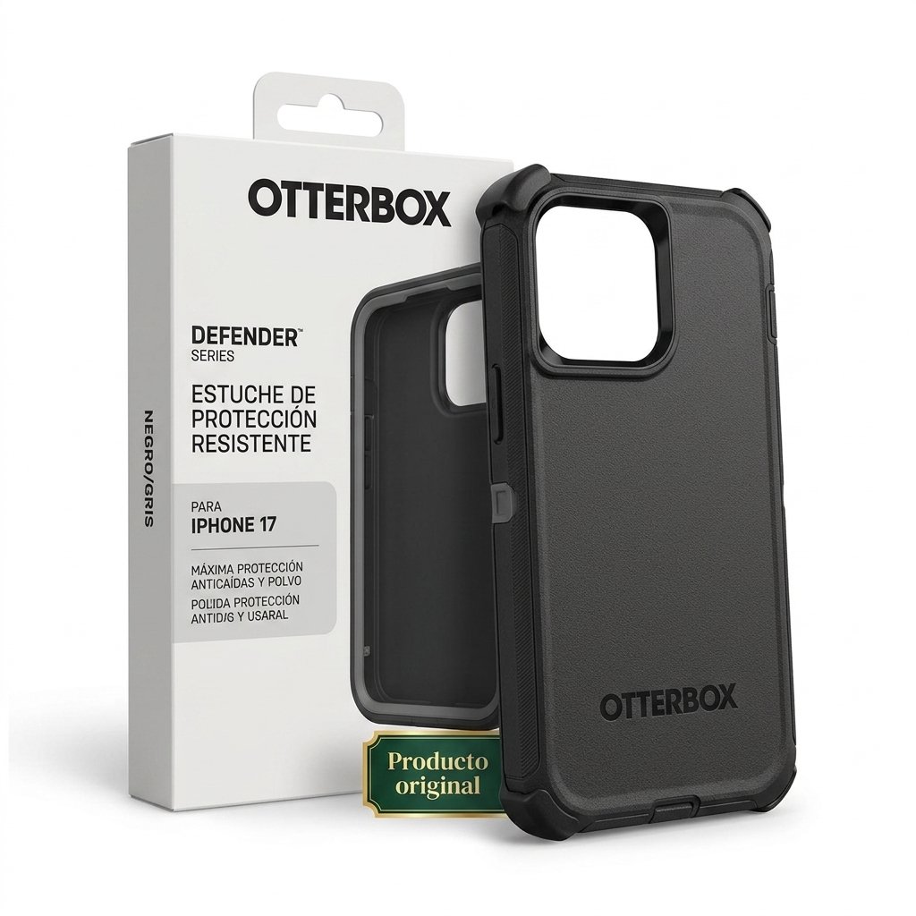 Case OtterBox Defender | iPhone 17 | Negro Gris — foto 3