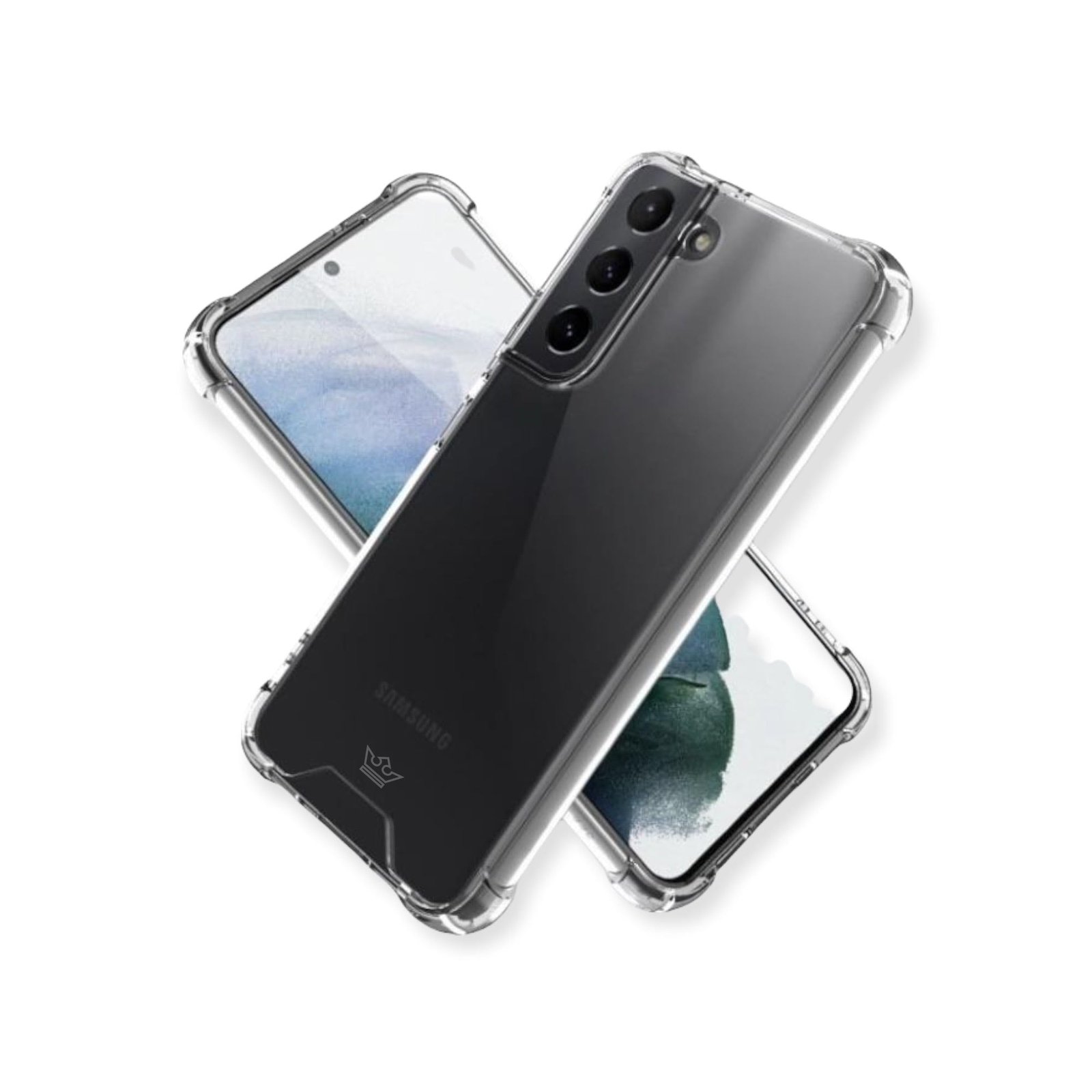 Estuche Protección el Rey Hard Case Reforzado Samsung S22 Plus Color Transparente
