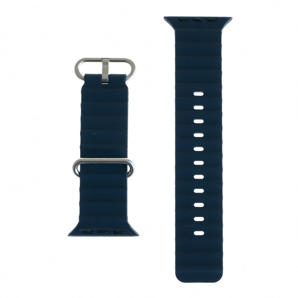 Accesorio el Rey Pulsera Silicon Ocean 42 / 44 / 49 Mm Negro