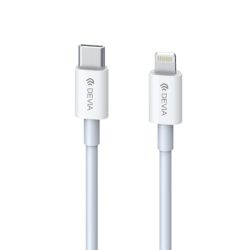 Cable Devia Lightning Smart Series PD (PD 20w 3a 1m) Color Blanco