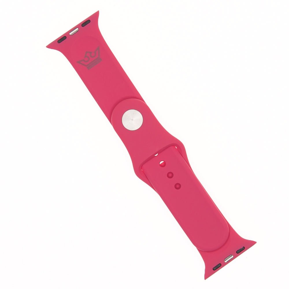 Accesorio El Rey Pulsera Silicon Apple Watch 38 / 40 Mm Color Rojo Suave — foto 3