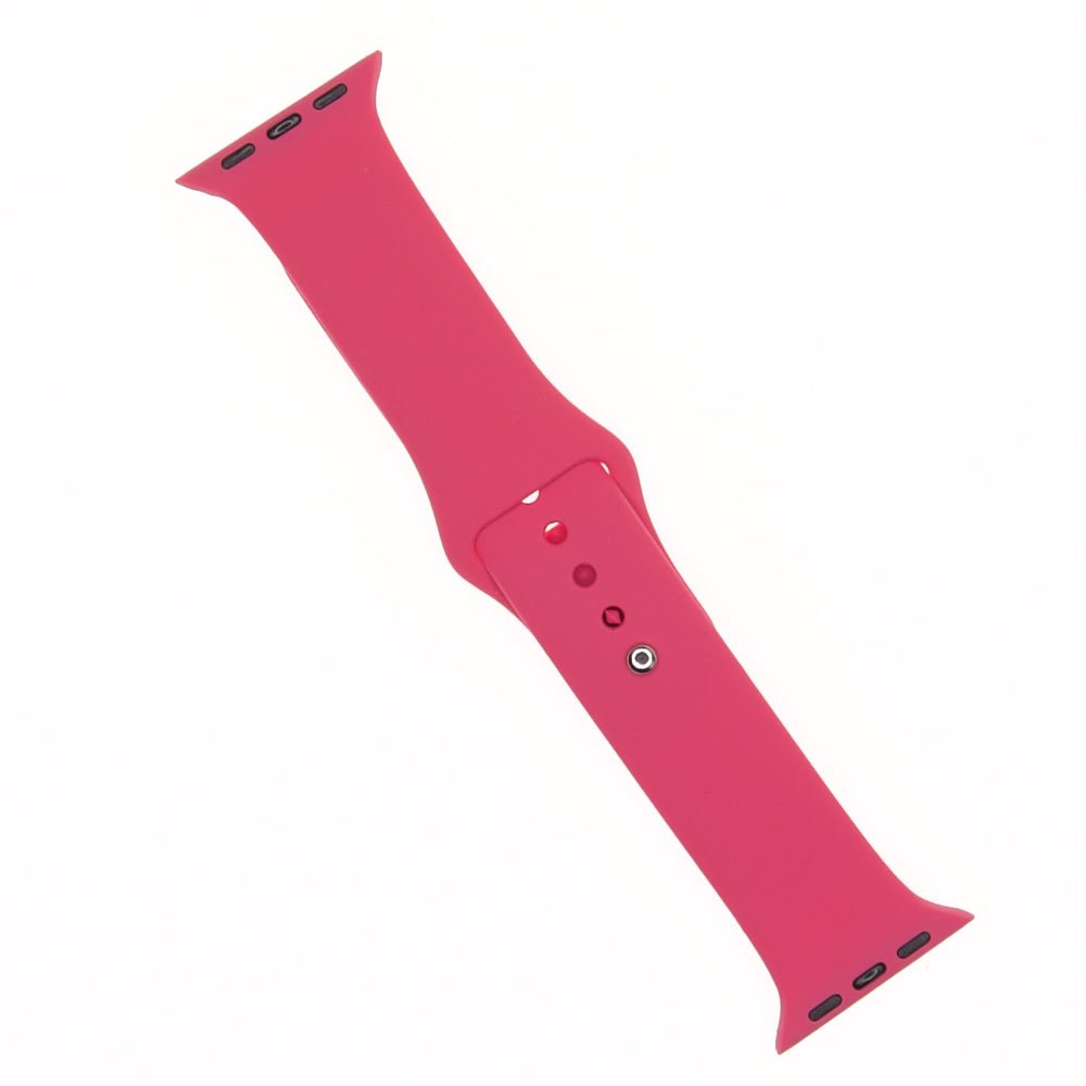 Accesorio El Rey Pulsera Silicon Apple Watch 38 / 40 Mm Color Rojo Suave