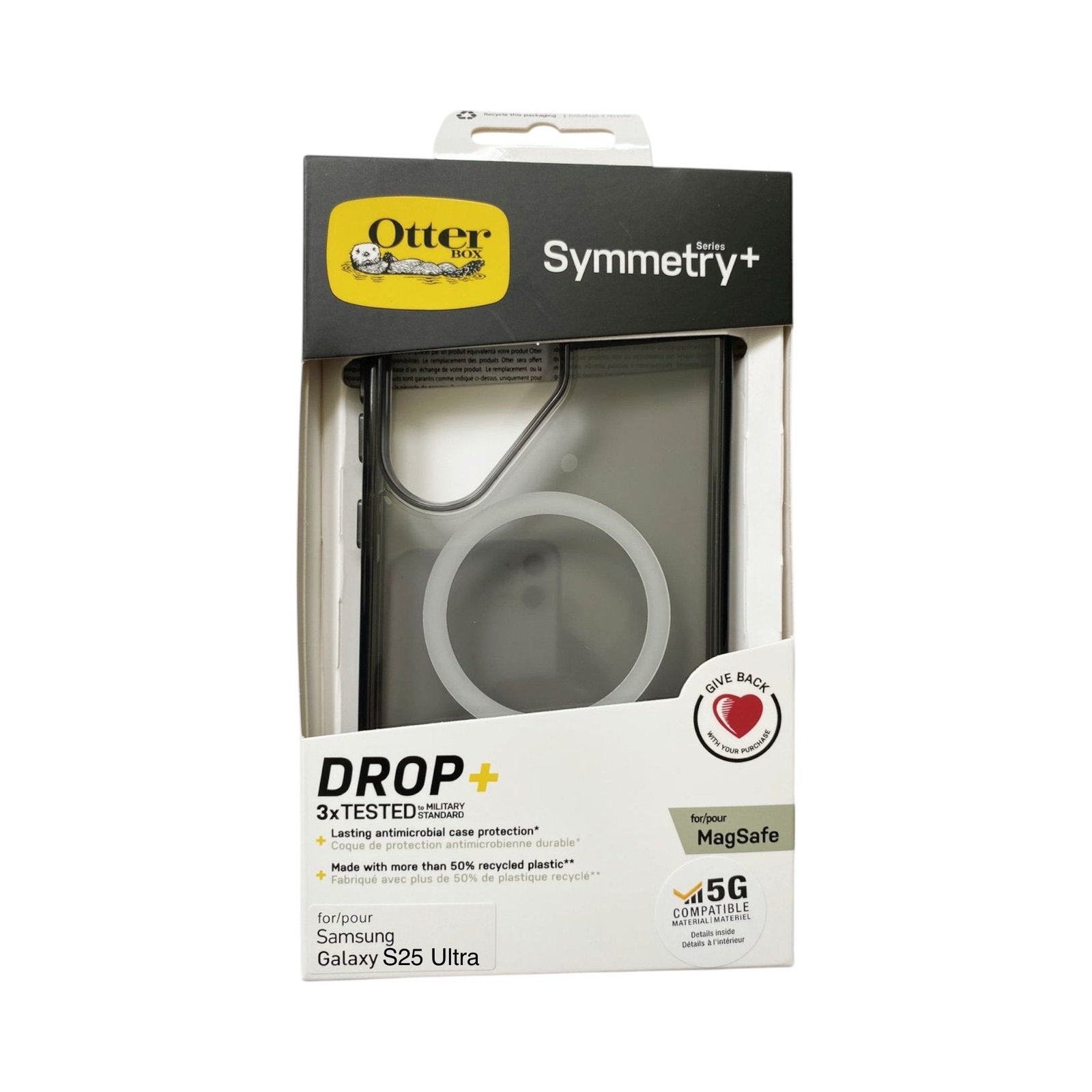 Estuche OtterBox Symmetry MagSafe S25 Ultra Gris