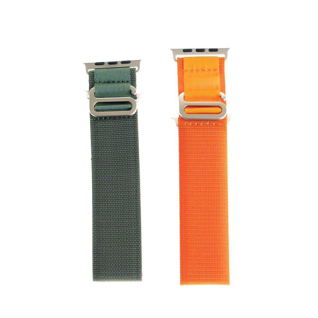 Accesorio el Rey Pulsera Alpine Bucle Pack 2 Unidades Apple Watch 38 / 40 / 41 Mm Verde / Naranja — foto 3