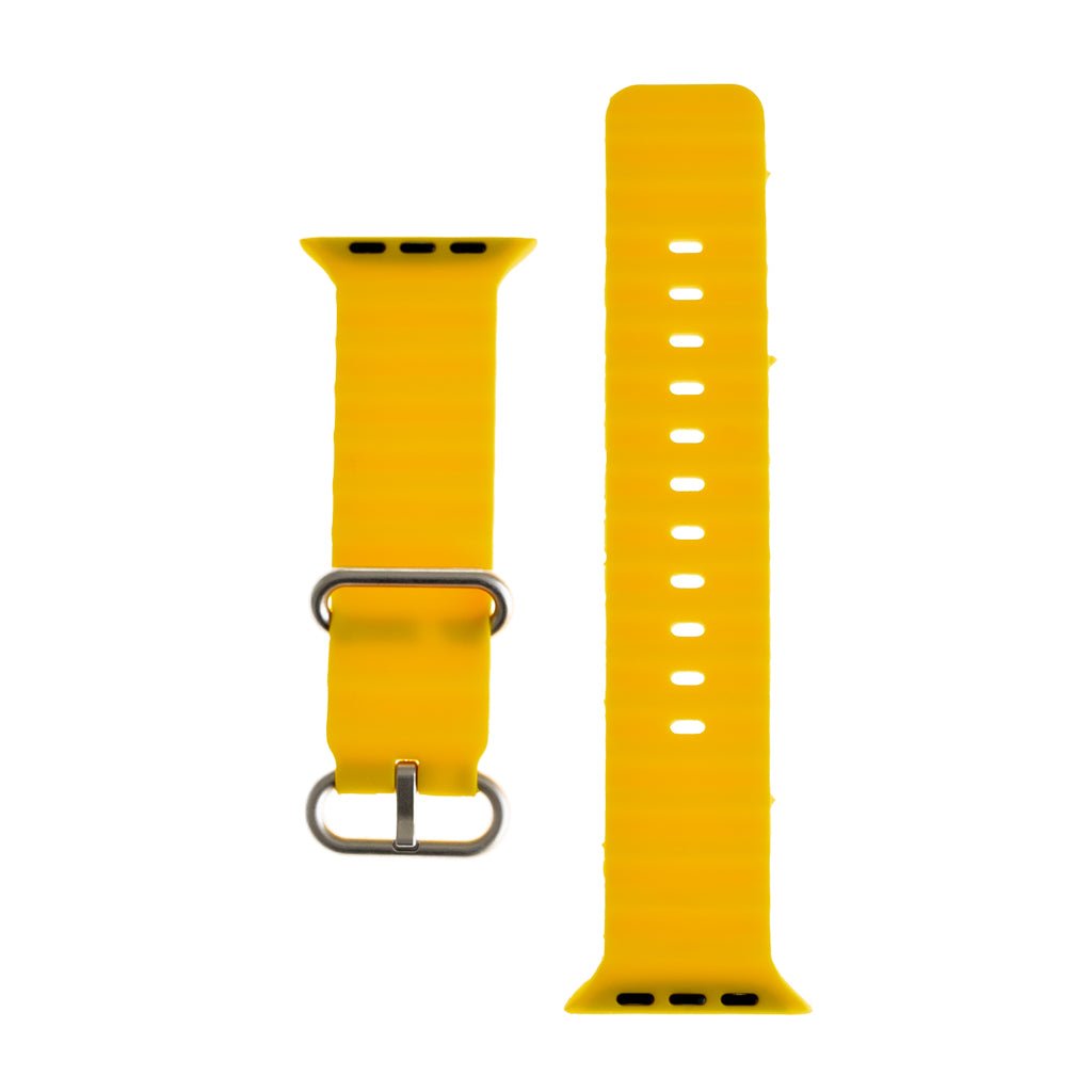 Accesorio el Rey Pulsera Silicon Ocean 38 / 40 / 41 Mm Amarillo — foto 2