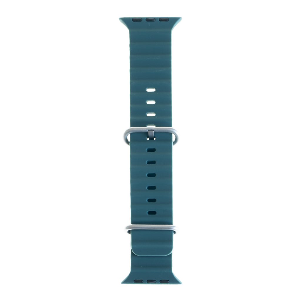 Accesorio El Rey Pulsera Silicon Ocean 42 / 44 / 49 Mm Verde Esmeralda — foto 3