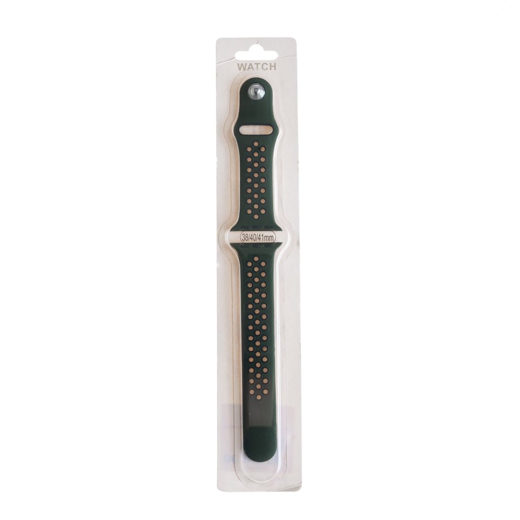 Accesorios El Rey Pulseras Tipo Nike Verde Alga / Negro 38 Mm / 40 Mm / 41 Mm
