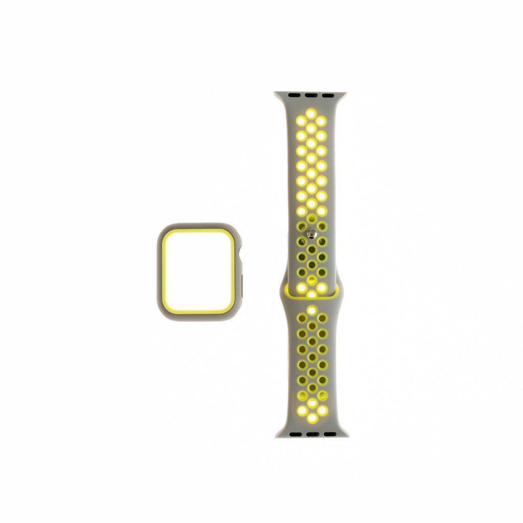 Accesorio Generico Pulsera Nike con Bumper Apple Watch 38 Mm Color Gris / Verde Limon — foto 2