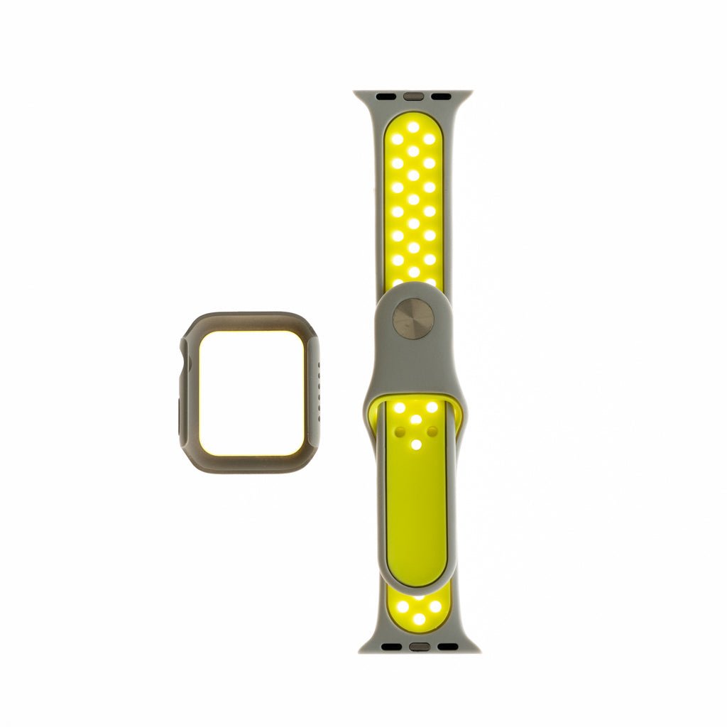 Accesorio Generico Pulsera Nike con Bumper Apple Watch 40 Mm Color Gris / Verde Limon — foto 3