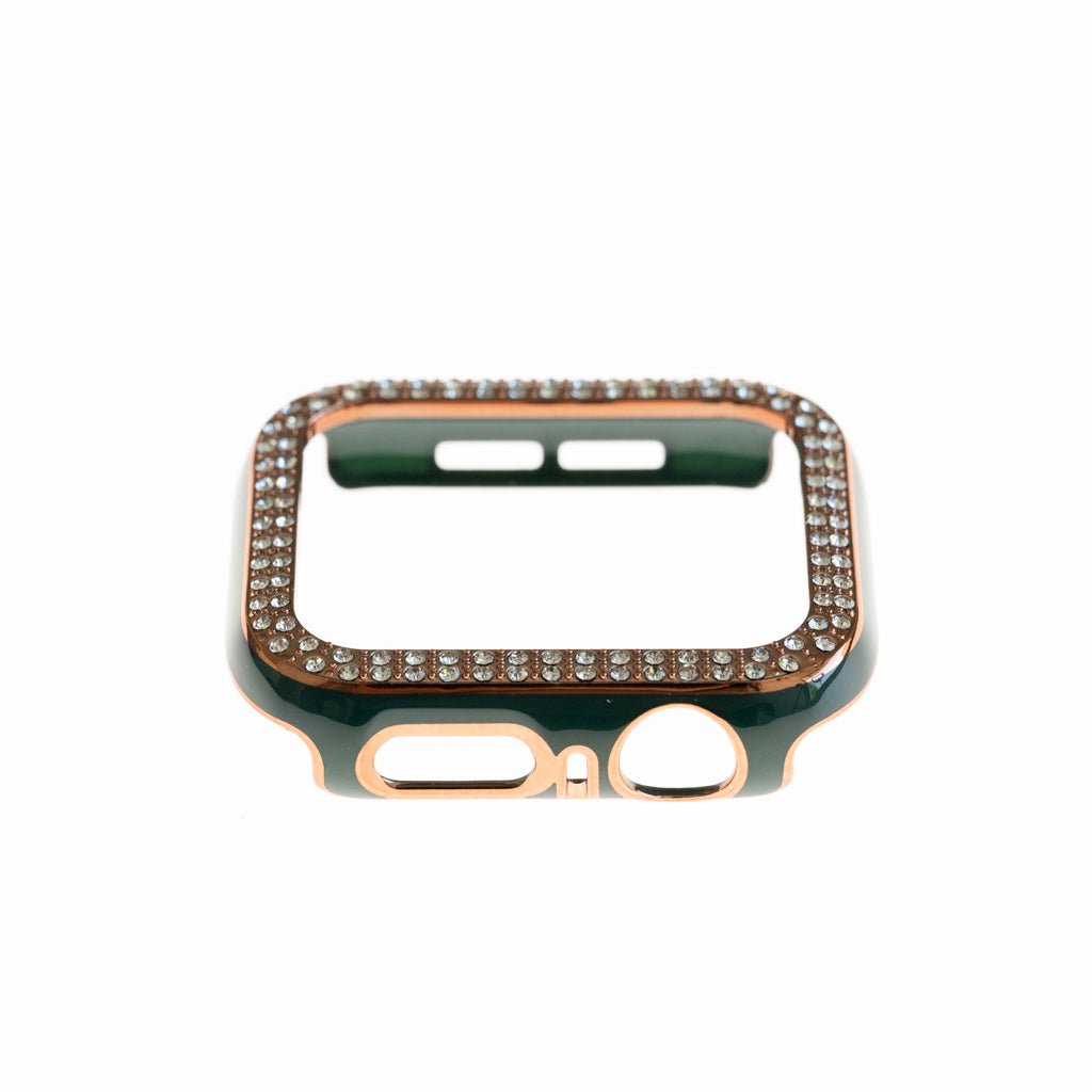 Accesorio Generico Pulsera con Bumper de Diamantes Apple Watch 38 Mm Color Verde Marfil — foto 4