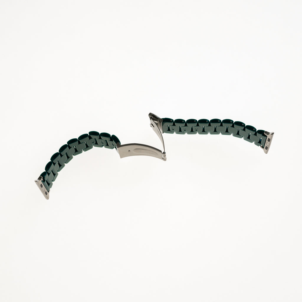 Accesorio Generico Pulsera con Bumper de Diamantes Apple Watch 40 Mm Color Verde Marfil — foto 6