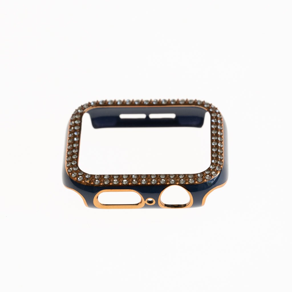 Accesorio Generico Pulsera con Bumper de Diamantes Apple Watch 44 Mm Color Azul Marino — foto 4