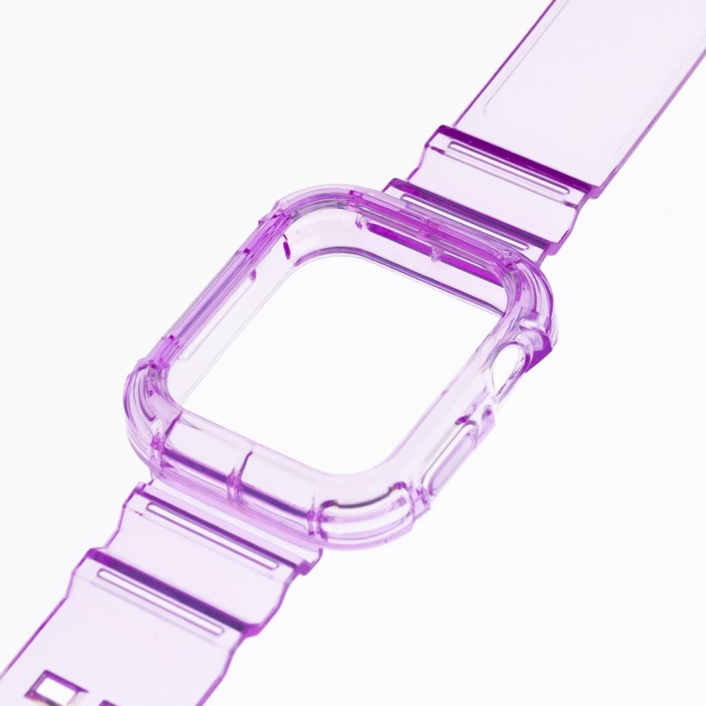 Accesorio Generico Pulsera con Bumper Rugged Apple Watch 44 Mm Color Morado — foto 3