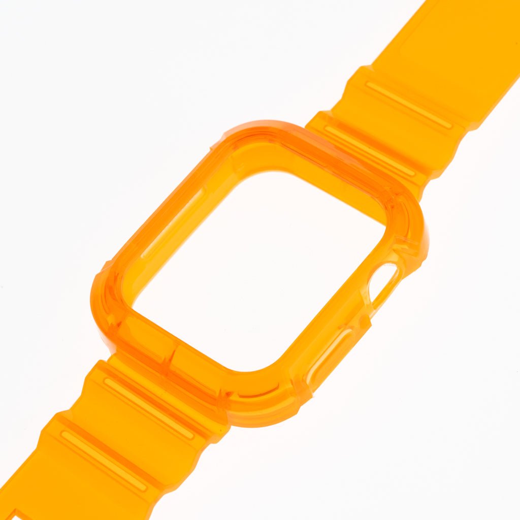 Accesorio Generico Pulsera con Bumper Rugged Apple Watch 44 Mm Color Naranja — foto 3