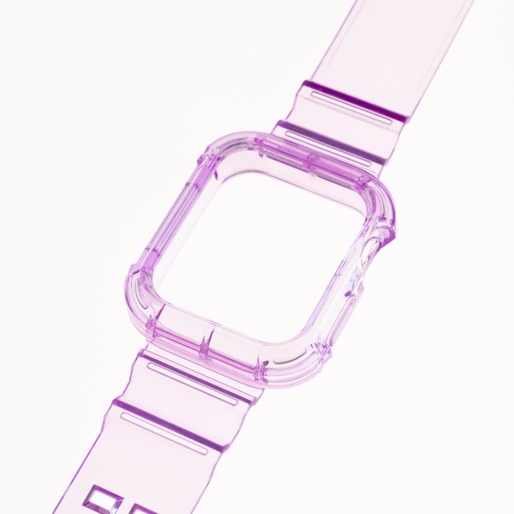 Accesorio Generico Pulsera con Bumper Rugged Apple Watch 45 Mm Color Morado — foto 3
