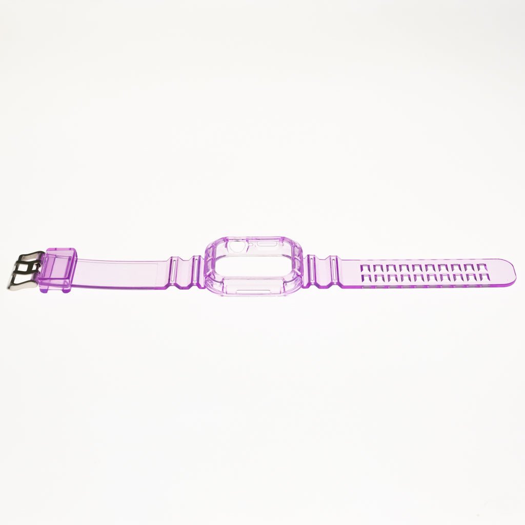 Accesorio Generico Pulsera con Bumper Rugged Apple Watch 45 Mm Color Morado — foto 4