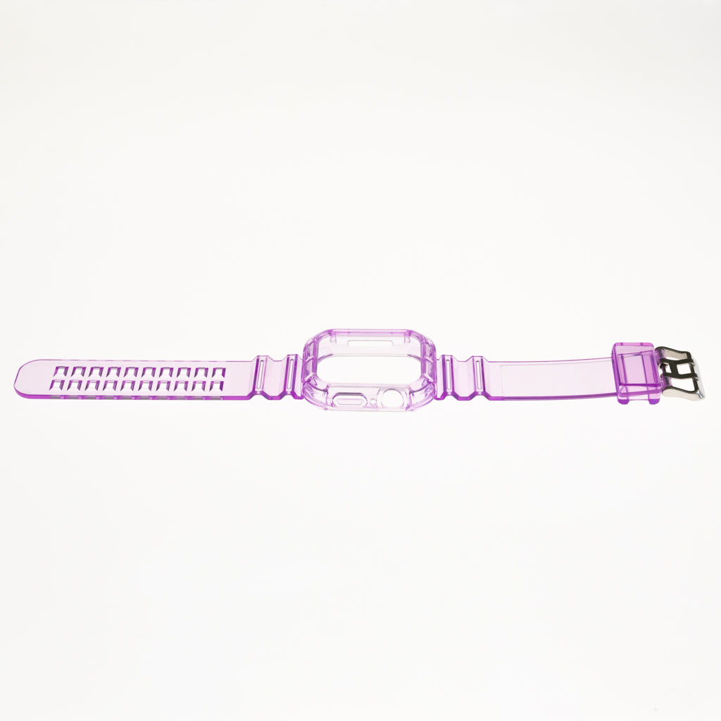 Accesorio Generico Pulsera con Bumper Rugged Apple Watch 45 Mm Color Morado — foto 4